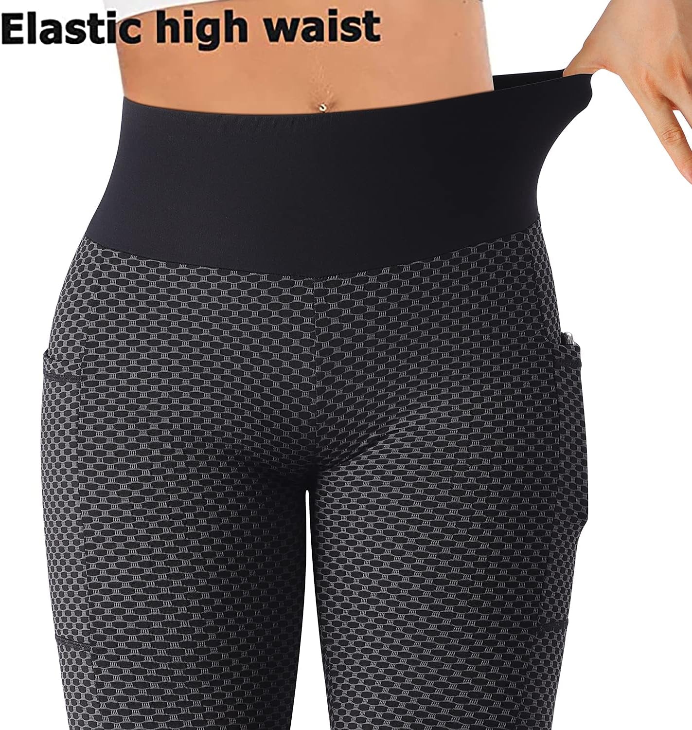 Women Scrunch Butt Lifting Workout Leggings Textured High Waist anti Cellulite Yoga Pants