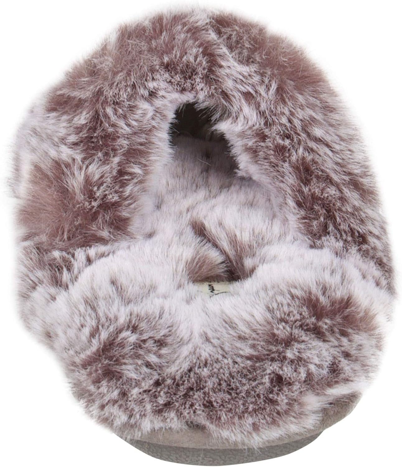 Women'S Comfy Faux Fur House Slipper Slip-On Scuff Memory Foam Soft Plush Lining