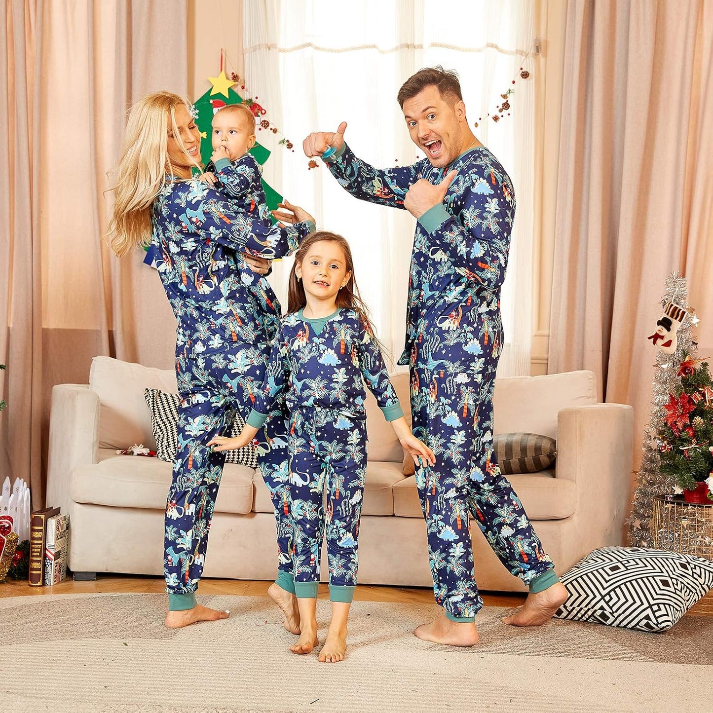 Matching Family Pajamas Christmas Sets, Matching Sets Christmas Pjs for Family