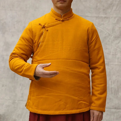 Auspicious Monk Lama Clothes, Winter Plush Warm, Buddhist Dongbo Monk Clothes, Tibetan Cotton Clothes