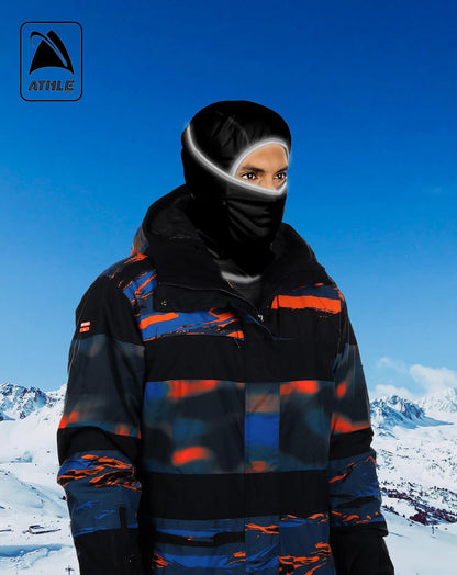 Athlé Balaclava Ski Mask - Sport and Ski Balaclava Face Mask - Reflective Edging Balaclava Women and Men - Balaclava Mask